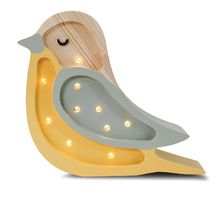 Lampe Veilleuse Oiseau Kaki Moutarde LL054-398 Little Lights 1