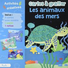 Cartes à gratter animaux des mers PI-7510 Piccolia 1