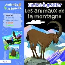 Cartes à gratter Les animaux de la montagne PI-7593 Piccolia 1