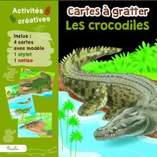 Cartes à gratter Les crocodiles PI-7595 Piccolia 1