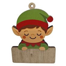 Lutin de Noël personnalisable en bois VI-AD02 Vintiun 1