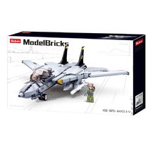 Model Bricks - Avion chasseur à réaction SL-M38-B0755 Sluban 1