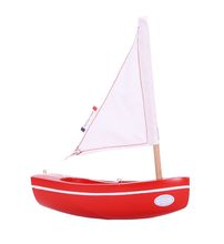 Bateau Le Bâchi rouge 17cm TI-N200-BACHI-ROUGE Maison Tirot 1