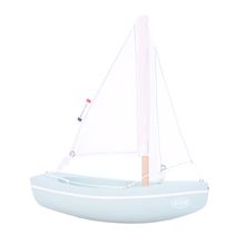 Bateau Le Sloop vert d'eau 21cm TI-N202-SLOOP-VERT-EAU Maison Tirot 1