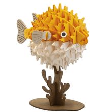 Maquette 3D en papier poisson-porc-épic FR-11771 Fridolin 1