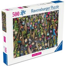 Puzzle Marché flottant en Indonésie 500 pcs RAV12001813 Ravensburger 1