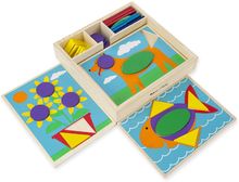 formes blocs motifs d'apprentissages MD-10528 Melissa & Doug 1