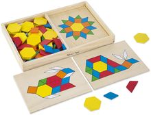 Blocs et planches de motifs d'apprentissages MD-10029 Melissa & Doug 1