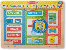 Mon calendrier journalier magnétique en anglais MD-19253 Melissa & Doug 1