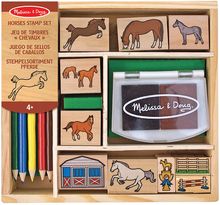 Tampons encreurs Chevaux M&D12410-3936 Melissa & Doug 1