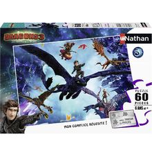 Puzzle L'équipe des dragons 60 pcs N866311 Nathan 1
