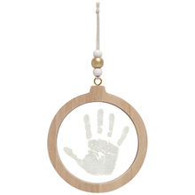 Boule de Noël empreinte transparente PA2710 Vintiun 1