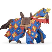 Figurine Cheval bleu fleur de lys PA39787 Papo 1