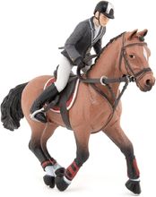 Figurine Cheval de concours et son cavalier PA-51561 Papo 1