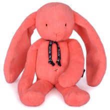 Peluche Lapin Méloé corail acidulé 37 cm MA0332 Maïlou Tradition 1