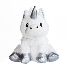 Lapin en peluche bouillotte, chauffe 1 mn au four micro-ondes, Pelucho