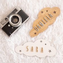 Plaque décorative personnalisable - Nuage blanc VI-PL44 Vintiun 1