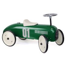 Porteur voiture vintage vert British V1055 Vilac 1