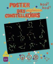 Poster des constellations phosphorescent KK-POSTER Koa Koa 1