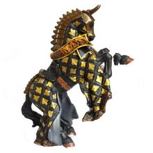 Figurine Cheval du maître des armes cimier taureau PA39918-2875 Papo 1