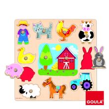 Puzzle Silhouettes Ferme GO53025-3490 Goula 1