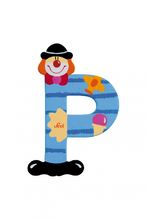 Lettre P Clown SE81752 Sevi 1