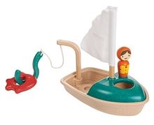 Jouet de bain écologique bateau de sauvetage - Plan Toys - Prairymood