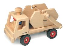 Camion benne - Goki nature 55914 - Véhicule de chantier - Jouet en Bois