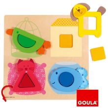 Puzzle encastrement couleur GO53128-4037 Goula 1