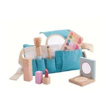 deAO 23 Accessoires de Maquillage fictif avec Une Trousse de beauté, Un Set  de Faux Maquillage et Encore Plus d’Accessoires glamours