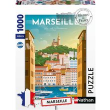 Puzzle Affiche de Marseille 1000 pcs NA12002003 Nathan 1