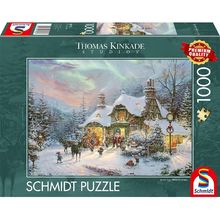 Puzzle La nuit de Santa avant Noël 1000 pcs S-58793 Schmidt Spiele 1