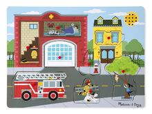 Puzzle sonore - Autour de la caserne des pompiers M&D10736 Melissa & Doug 1