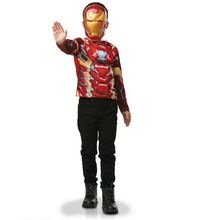 Top Iron Man avec masque 5-8 ans R300113 Rubies 1