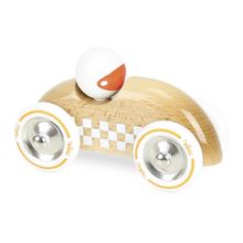 Voiture Rallye Checkers GM bois naturel V2283S Vilac 1