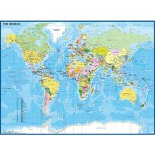 Puzzle Carte du monde 200 pcs RAV128907 Ravensburger 1