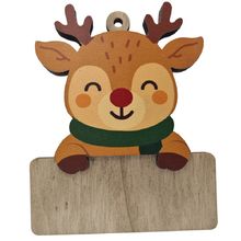 Renne de Noël personnalisable en bois VI-AD03 Vintiun 1