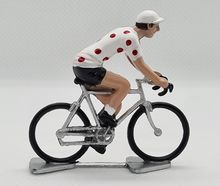 Figurine cycliste R Maillot à pois FR-R2 Fonderie Roger 1