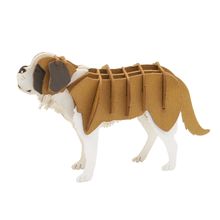 Maquette 3D en papier chien Saint-Bernard FRI-11716 Fridolin 1