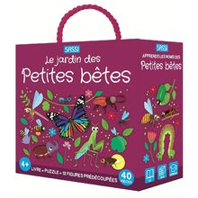 Livre et puzzle Les petites bêtes SJ-380929 Sassi Junior 1