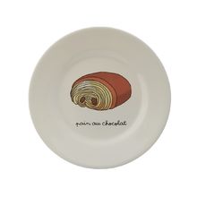 Assiette enfant avec pain au chocolat 20 cm PJ-SB967T Petit Jour 1