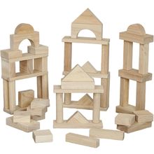 Blocs en bois géants naturel TK-73438 TickiT 1