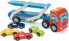 Garage stationement et petites voitures en bois – Max et Doudou