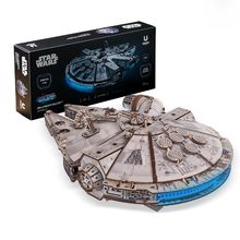 Puzzle 3D Faucon Millenium Star Wars U-70271 Ugears 1