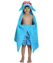 Serviette de bain enfant - Sherman le requin ZOO-122-001-009 Zoocchini 1