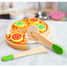 Pizza en bois à couper NCT10587 New Classic Toys 4