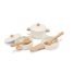 Ensemble de casseroles en bois NCT10645 New Classic Toys 1