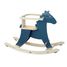 Hudada Cheval à bascule bleu paon avec arceau V1129B Vilac 1
