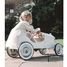 Grande voiture à pédales blanc crème V1150W Vilac 7