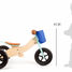 Draisienne Tricycle 2 en 1 Maxi Turquoise LE11609 Small foot company 4
